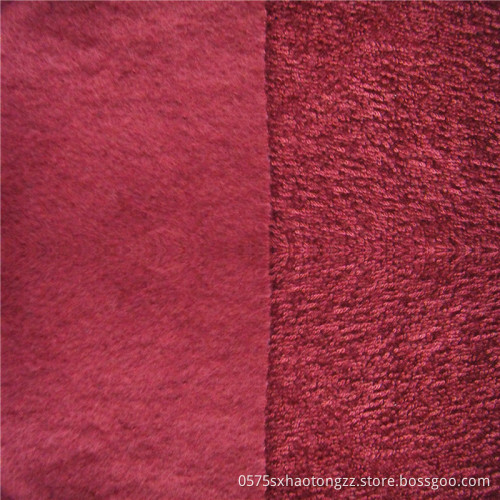 Polyester Brushed Fleece In One Side Casual Fabric